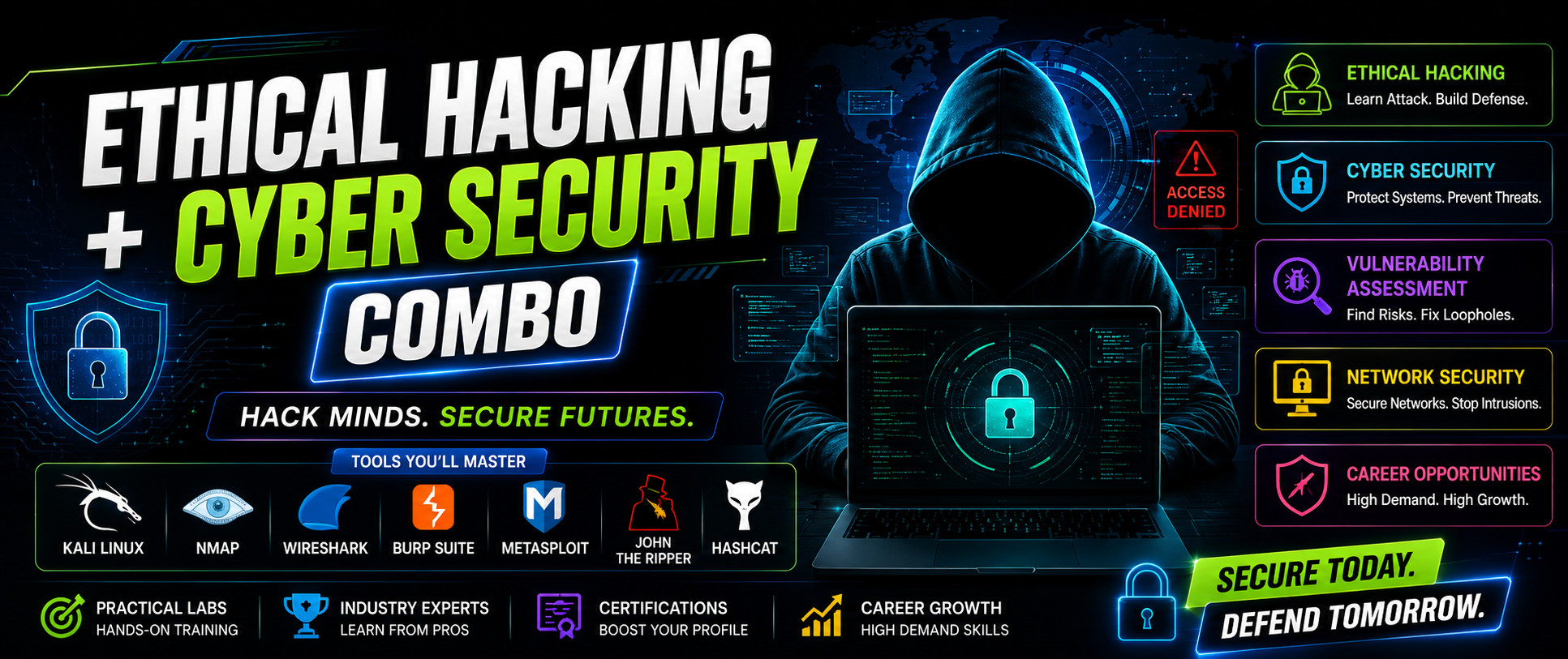 Ethical Hacking + Cyber Security Combo