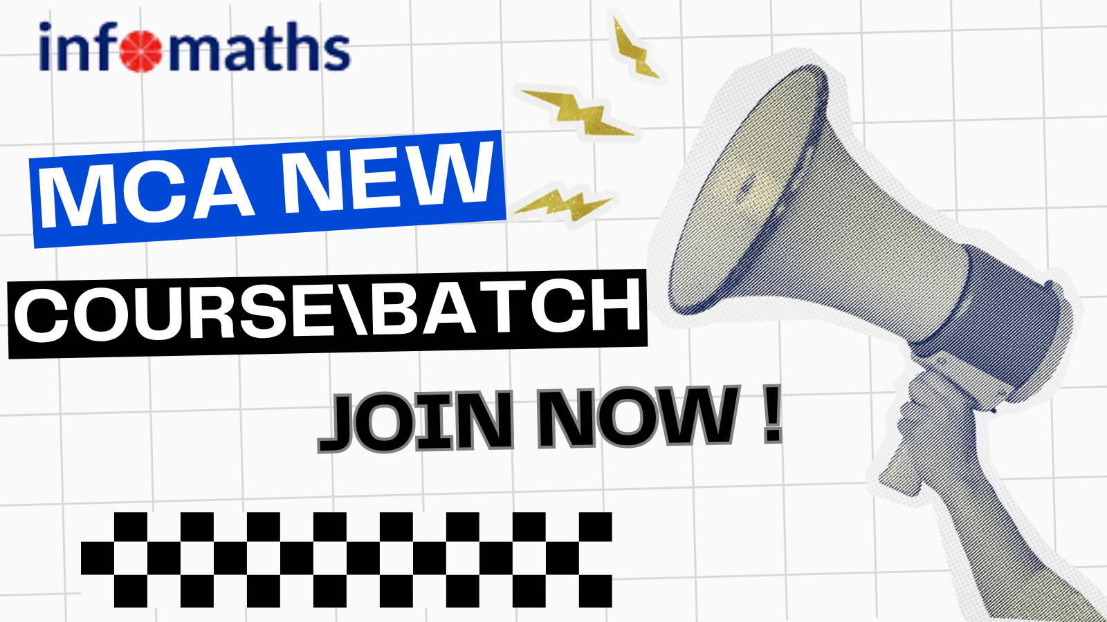 MCA New Courses / Batch